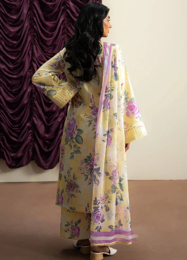 The Bare Minimum by Ayzel Embroidered Lawn Suit Unstitched 3 Piece AAF25BM D-05 Skylar - Summer Collection