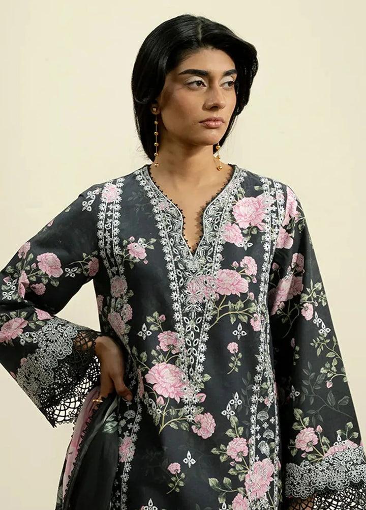 The Bare Minimum by Ayzel Embroidered Lawn Suit Unstitched 3 Piece AAF25BM D-08 Alyssum - Summer Collection