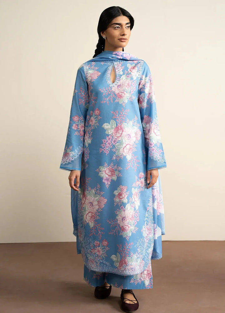 The Bare Minimum by Ayzel Embroidered Lawn Suit Unstitched 3 Piece AAF25BM D-09 Mistelle - Summer Collection