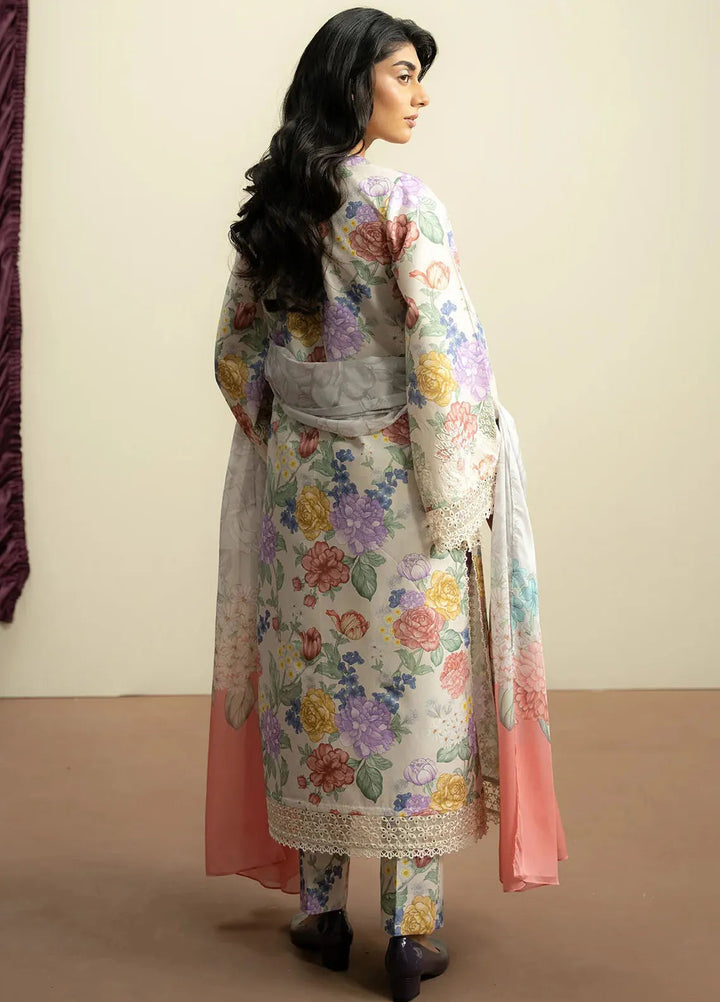 The Bare Minimum by Ayzel Embroidered Lawn Suit Unstitched 3 Piece AAF25BM D-10 Velouria - Summer Collection