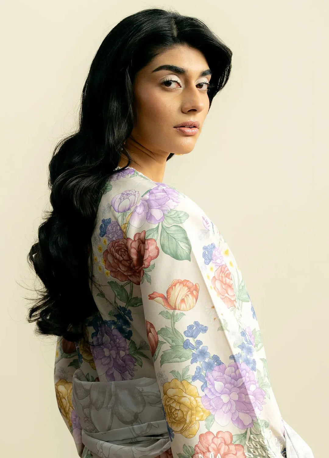 The Bare Minimum by Ayzel Embroidered Lawn Suit Unstitched 3 Piece AAF25BM D-10 Velouria - Summer Collection