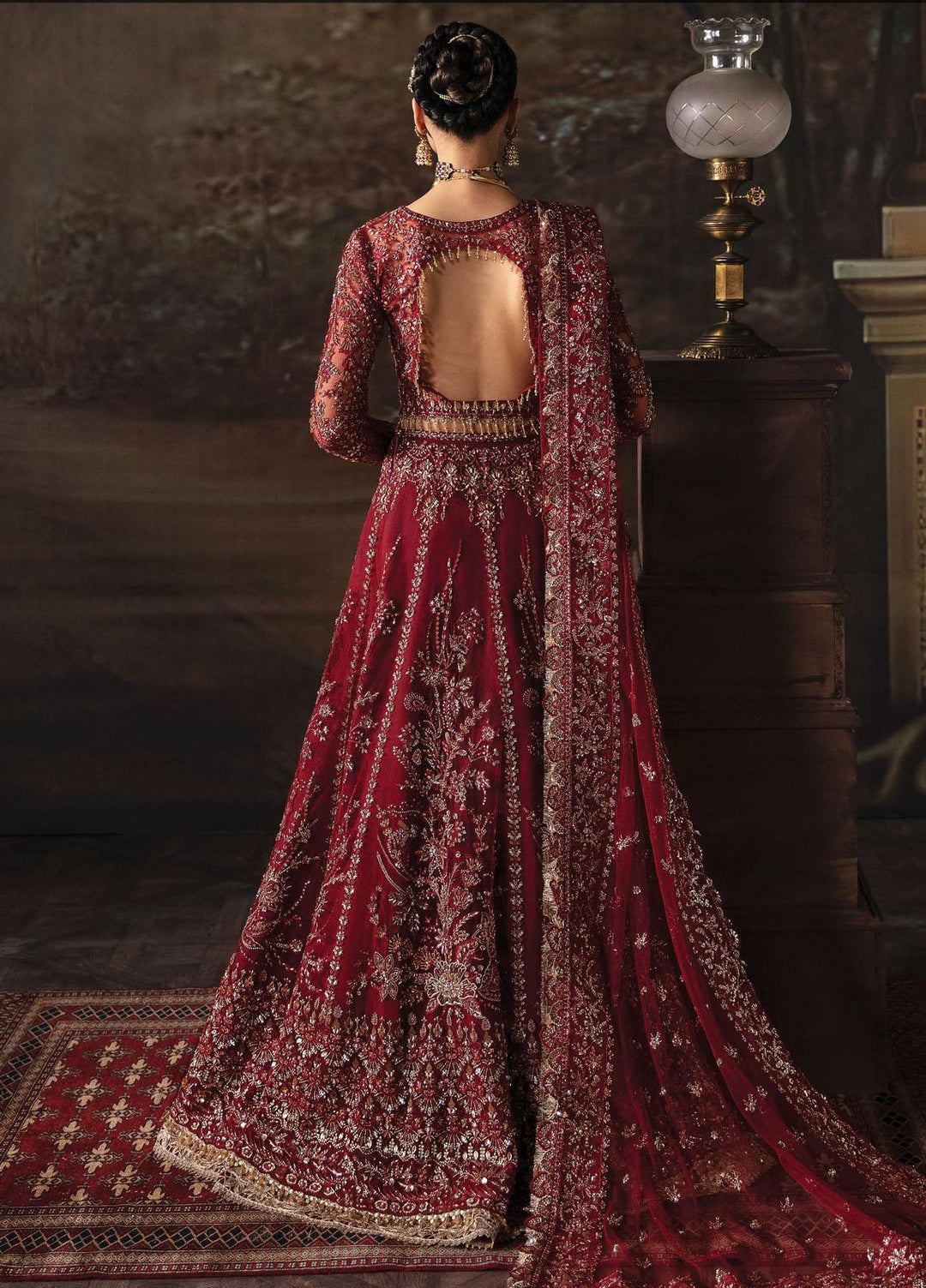 Afrozeh Embroidered  Suits Unstitched 3 Piece AF23TB AFB-V1-01 Emmaline - Wedding Collection