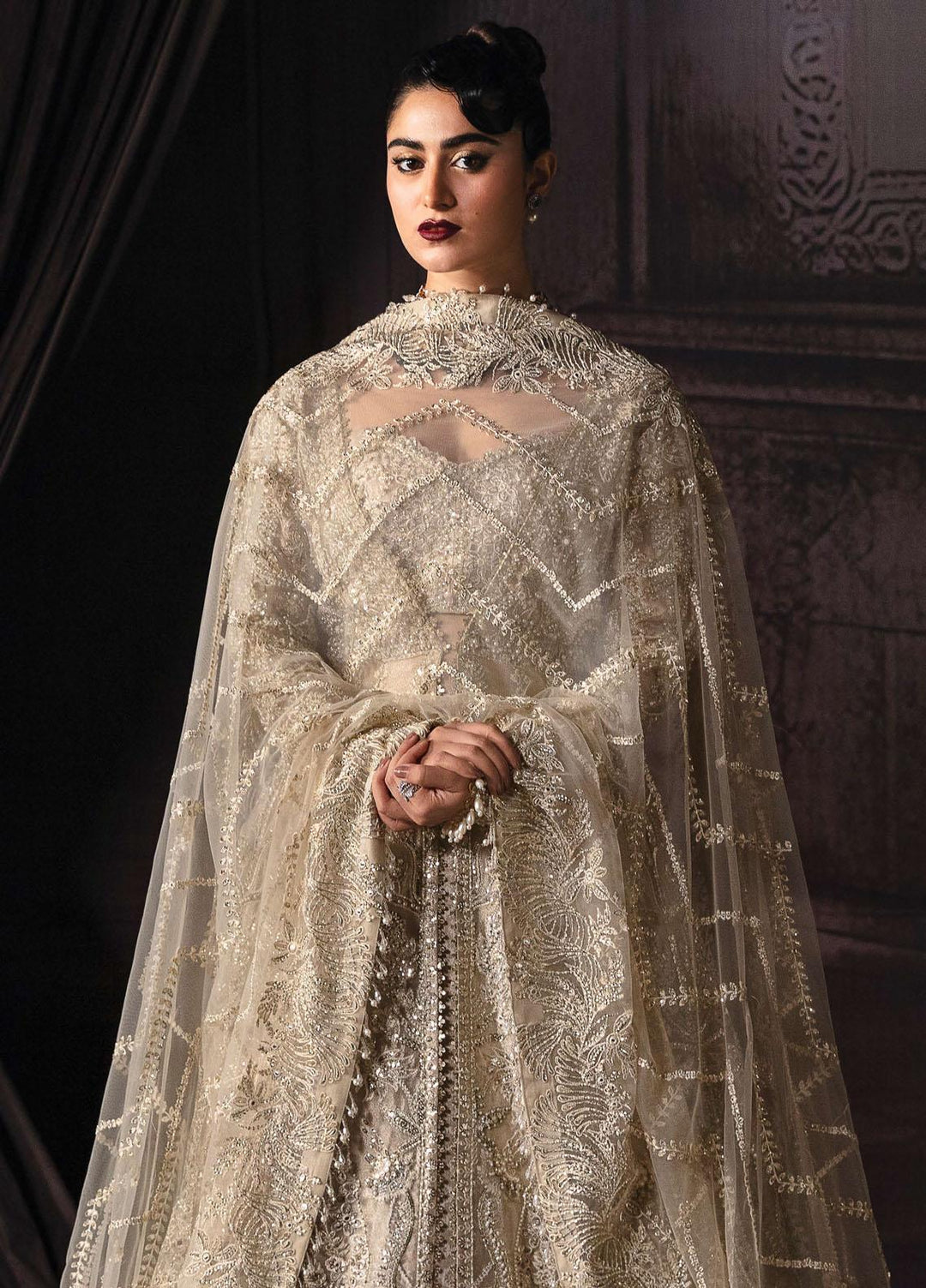 Afrozeh Embroidered  Suits Unstitched 3 Piece AF23TB AFB-V1-03 Margaret - Wedding Collection