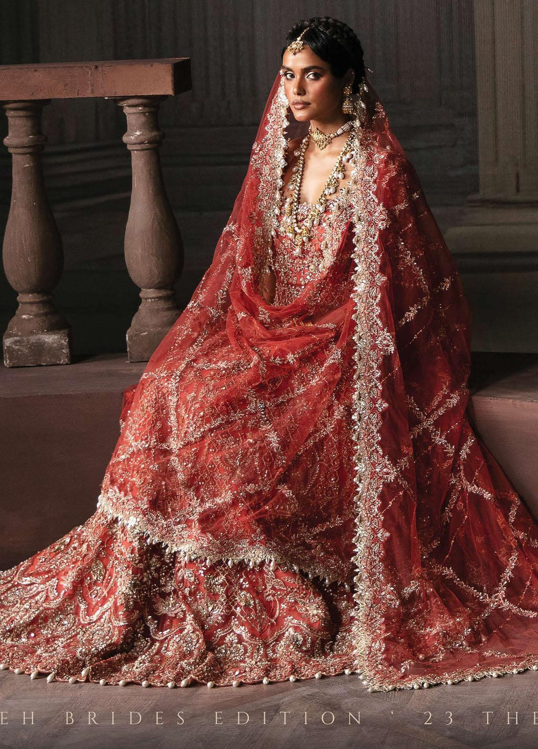 Afrozeh Embroidered  Suits Unstitched 3 Piece AF23TB AFB-V1-05 Lavinia - Wedding Collection