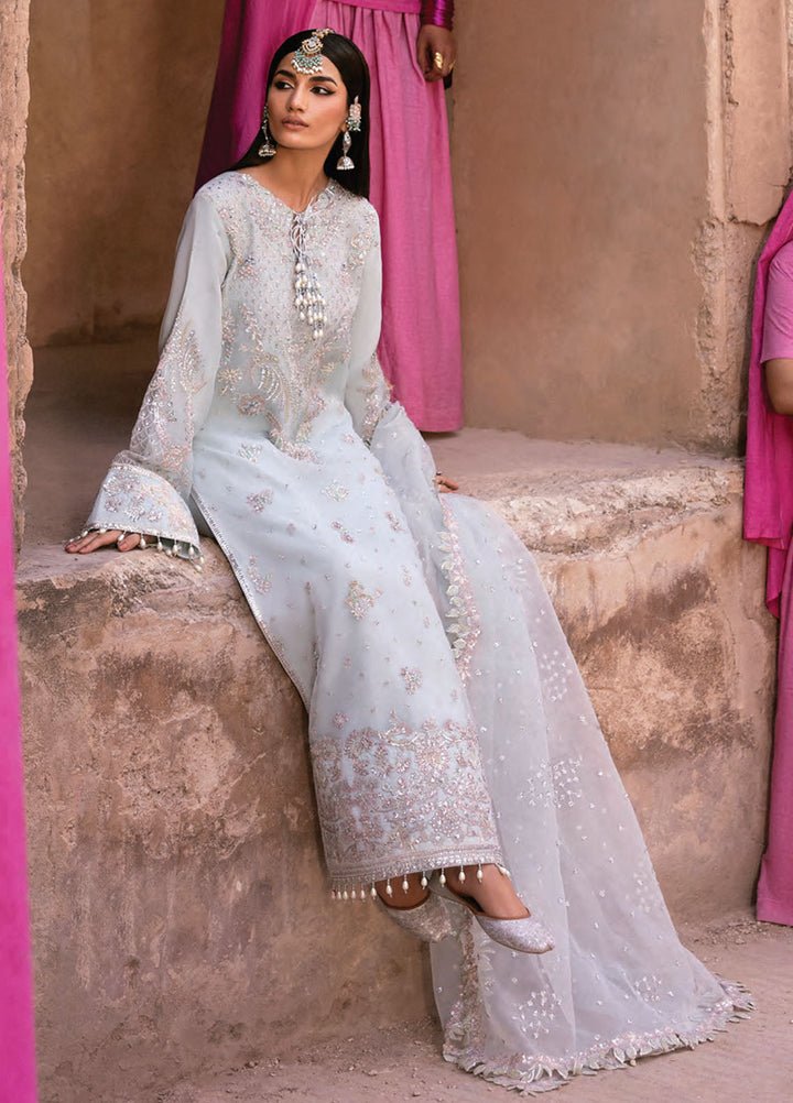 The Empress by Emaan Adeel Embroidered Organza Suits Unstitched 3 Piece EA25TE D-02 Cealina - Formals Collection