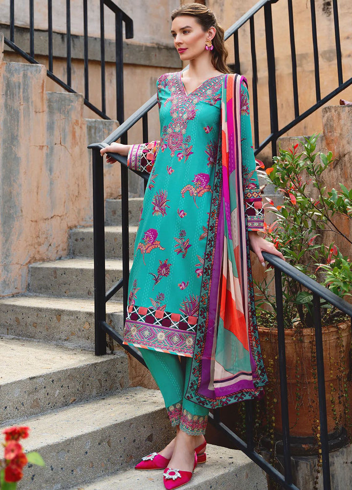 The Enchanted Garden by Gulaal Embroidered Lawn Suits Unstitched 3 Piece GL24EG D-01 Almeria - Summer Collection