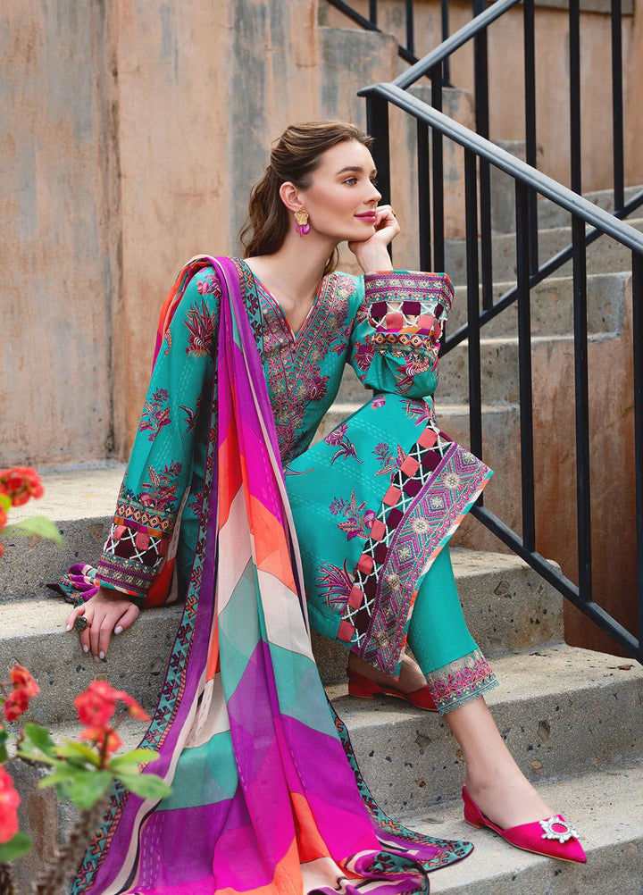 The Enchanted Garden by Gulaal Embroidered Lawn Suits Unstitched 3 Piece GL24EG D-01 Almeria - Summer Collection