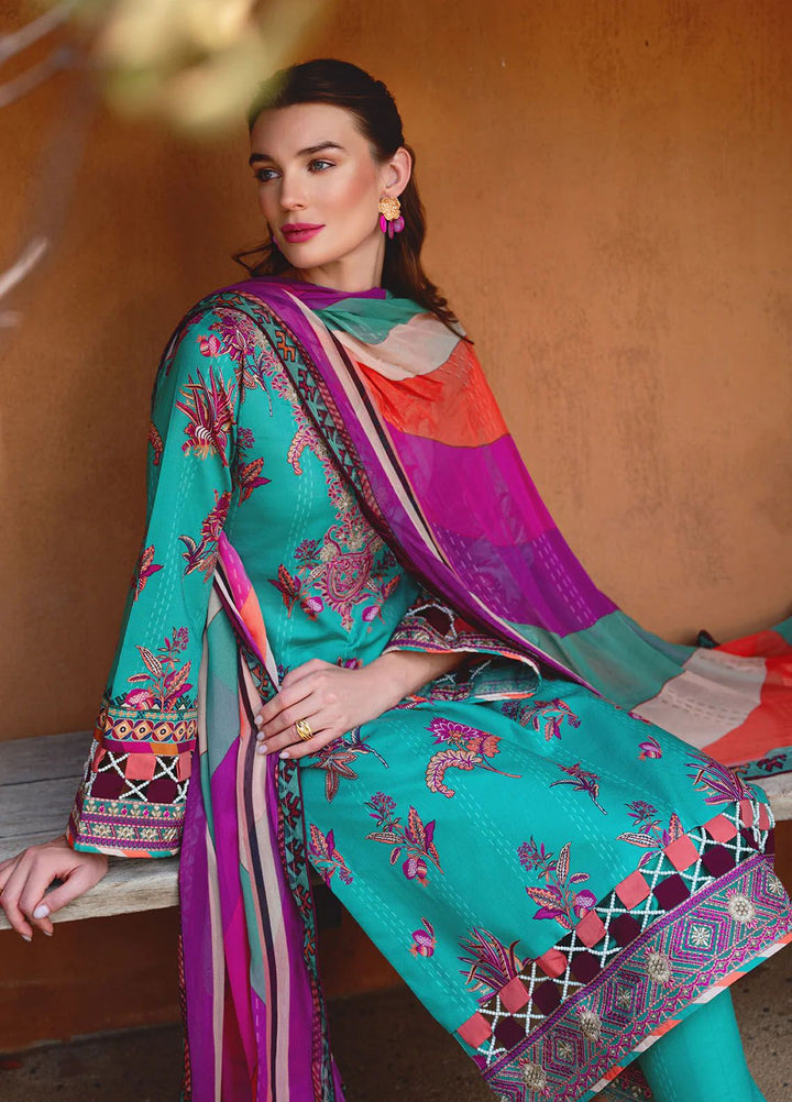 The Enchanted Garden by Gulaal Embroidered Lawn Suits Unstitched 3 Piece GL24EG D-01 Almeria - Summer Collection