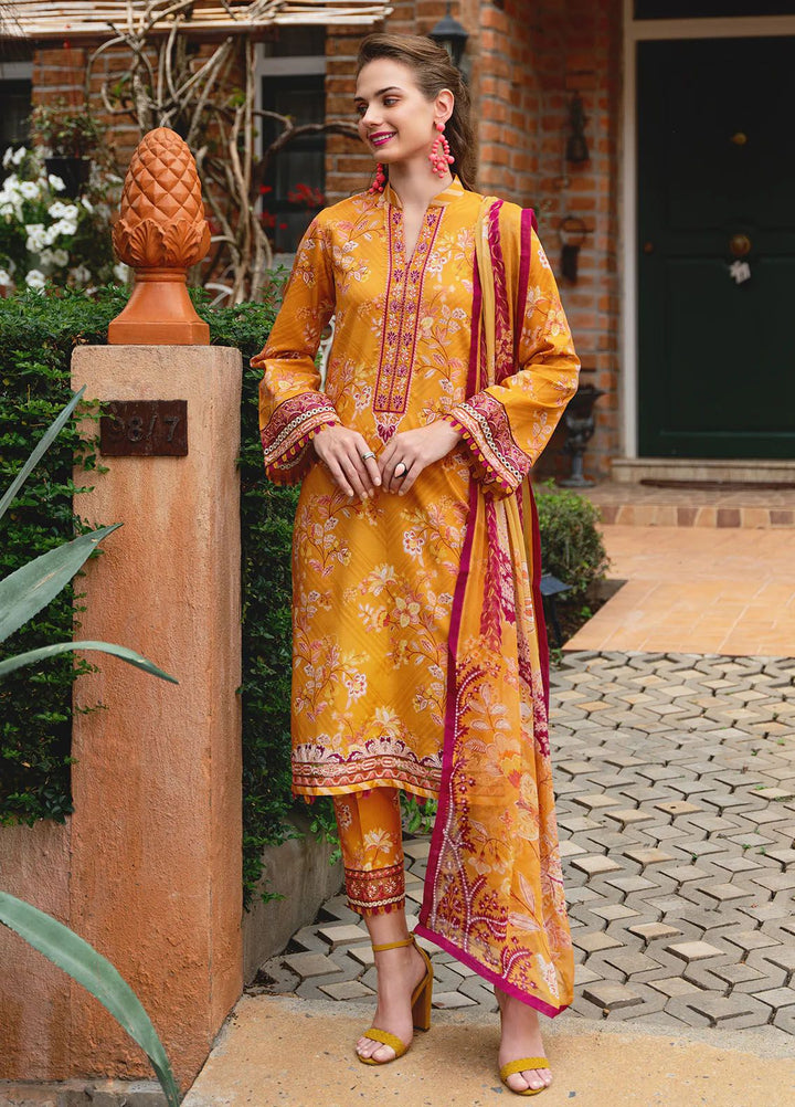 The Enchanted Garden by Gulaal Embroidered Lawn Suits Unstitched 3 Piece GL24EG D-02 Florence - Summer Collection