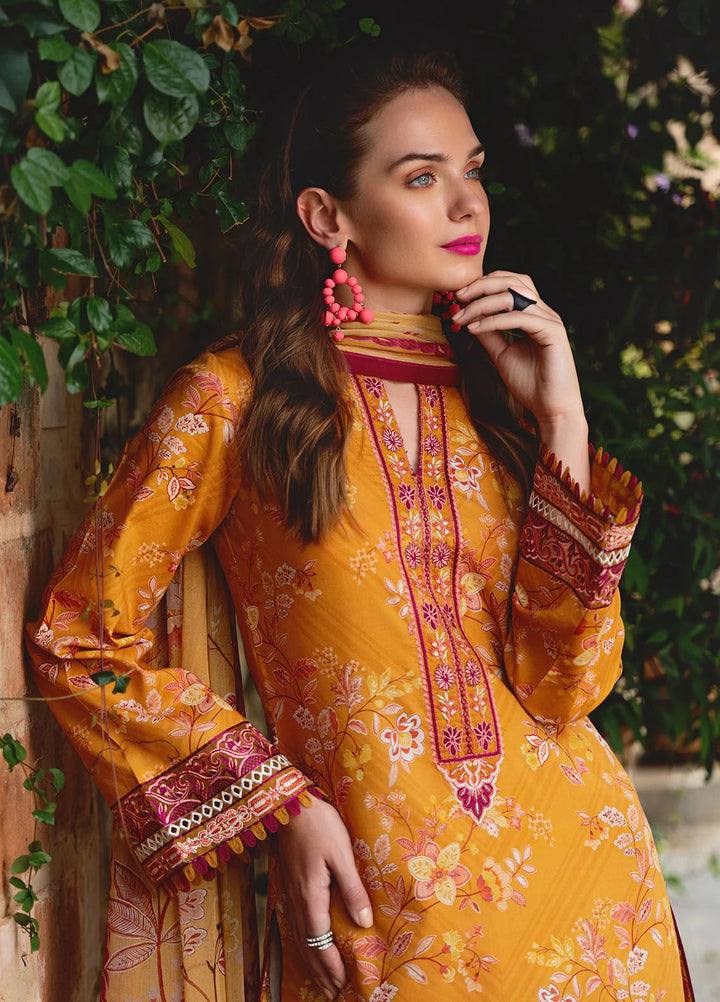 The Enchanted Garden by Gulaal Embroidered Lawn Suits Unstitched 3 Piece GL24EG D-02 Florence - Summer Collection