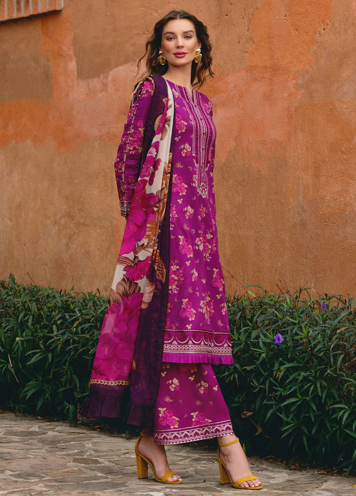 The Enchanted Garden by Gulaal Embroidered Lawn Suits Unstitched 3 Piece GL24EG D-04 Vienne - Summer Collection