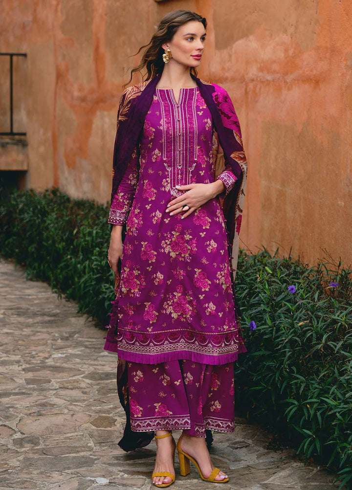 The Enchanted Garden by Gulaal Embroidered Lawn Suits Unstitched 3 Piece GL24EG D-04 Vienne - Summer Collection