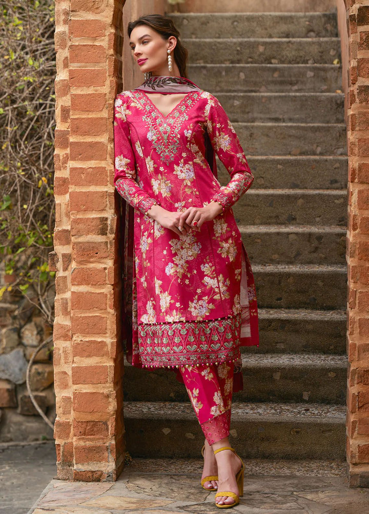 The Enchanted Garden by Gulaal Embroidered Lawn Suits Unstitched 3 Piece GL24EG D-06 Marbella - Summer Collection