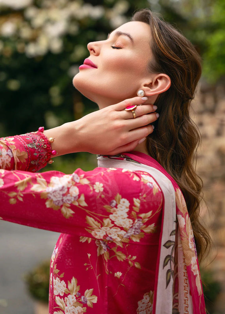 The Enchanted Garden by Gulaal Embroidered Lawn Suits Unstitched 3 Piece GL24EG D-06 Marbella - Summer Collection