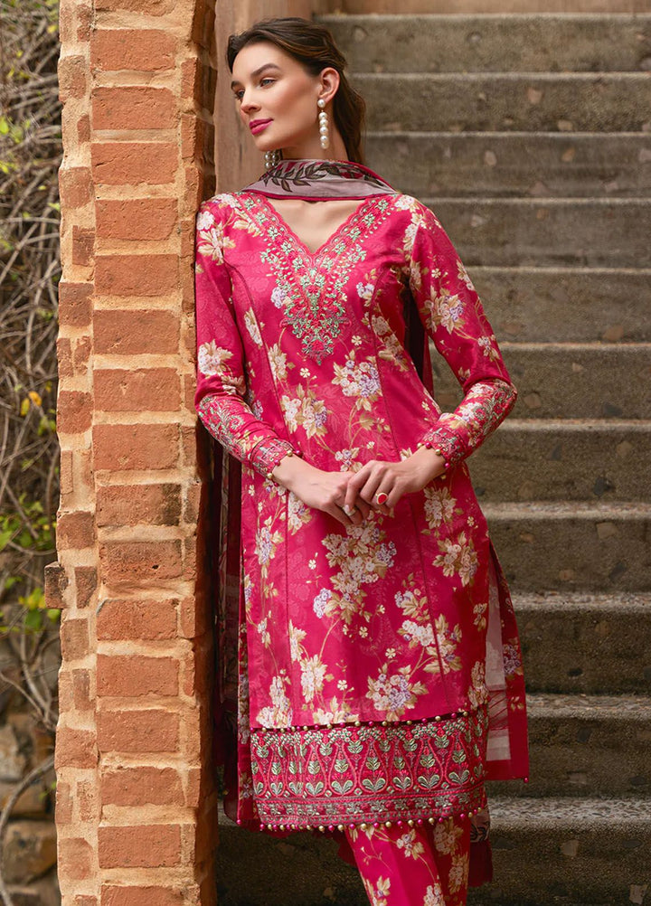 The Enchanted Garden by Gulaal Embroidered Lawn Suits Unstitched 3 Piece GL24EG D-06 Marbella - Summer Collection