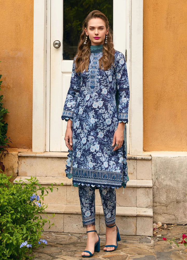 The Enchanted Garden by Gulaal Embroidered Lawn Suits Unstitched 3 Piece GL24EG D-07 Olvera - Summer Collection