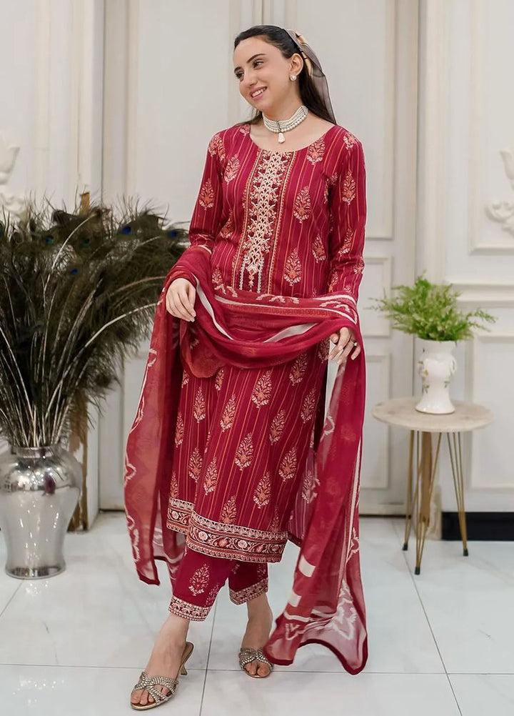 The Enchanted Garden by Gulaal Embroidered Lawn Suits Unstitched 3 Piece GL24EG D-08 Vezelay - Summer Collection