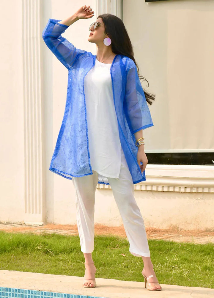 The Girl Store Pret Casual Lawn 3 Piece Suit Frozen Coord Set