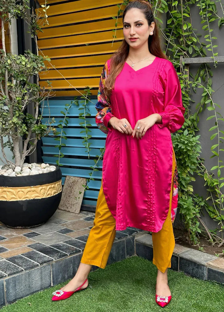 The Girl Store Pret Silk Kurti Prismatic