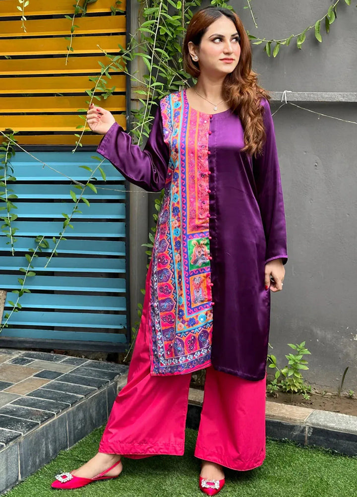 The Girl Store Pret Silk Kurti Vivid