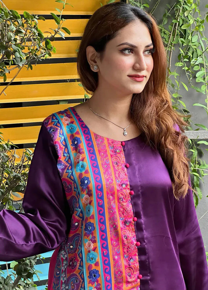 The Girl Store Pret Silk Kurti Vivid