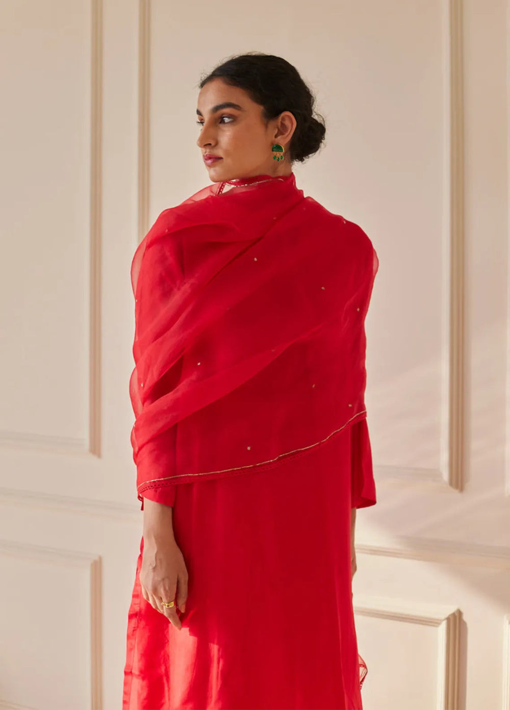 The Girl Store Pret Casual Lawn 3 Piece Suit Crimson