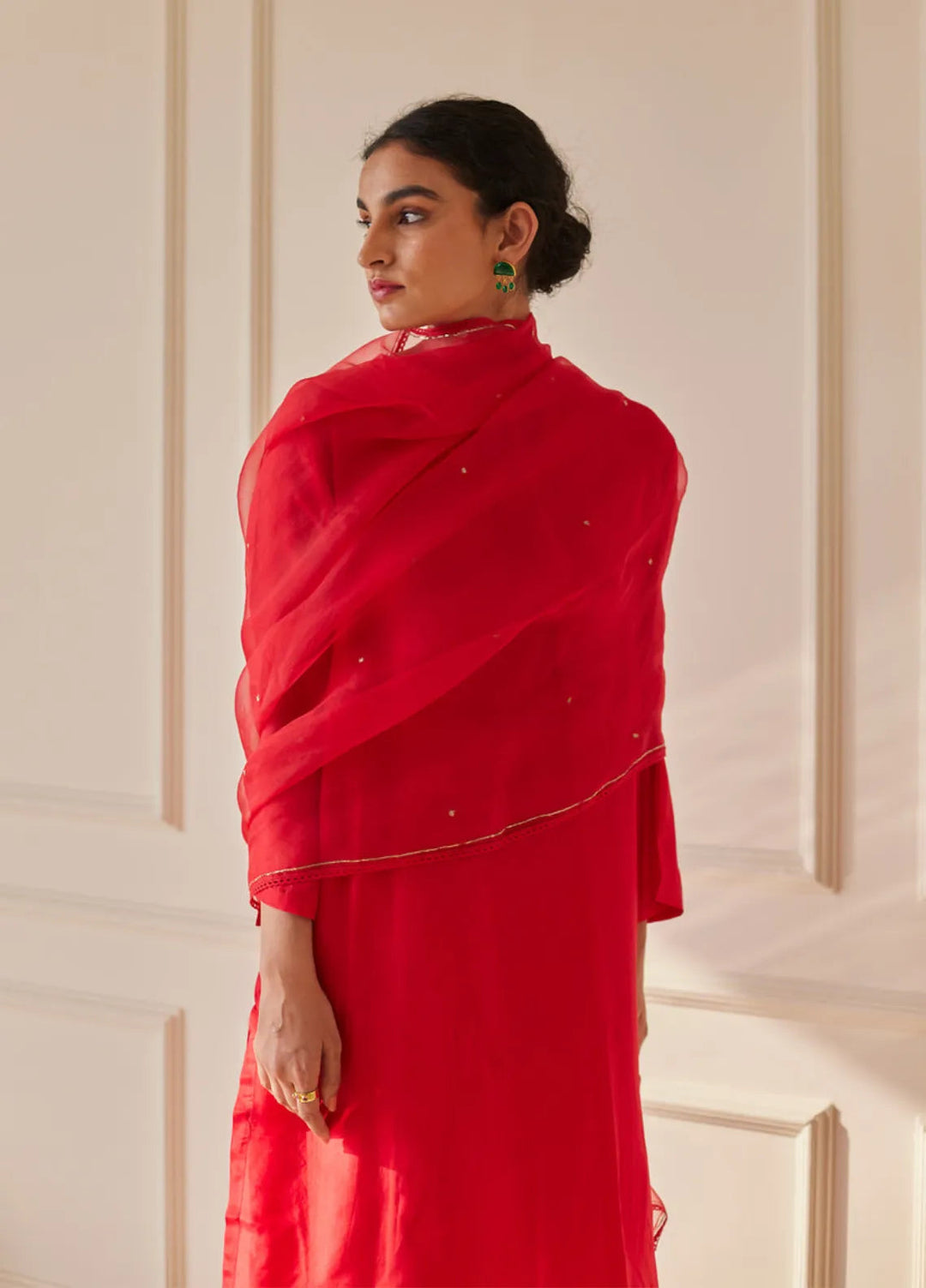 The Girl Store Pret Casual Lawn 3 Piece Suit Crimson