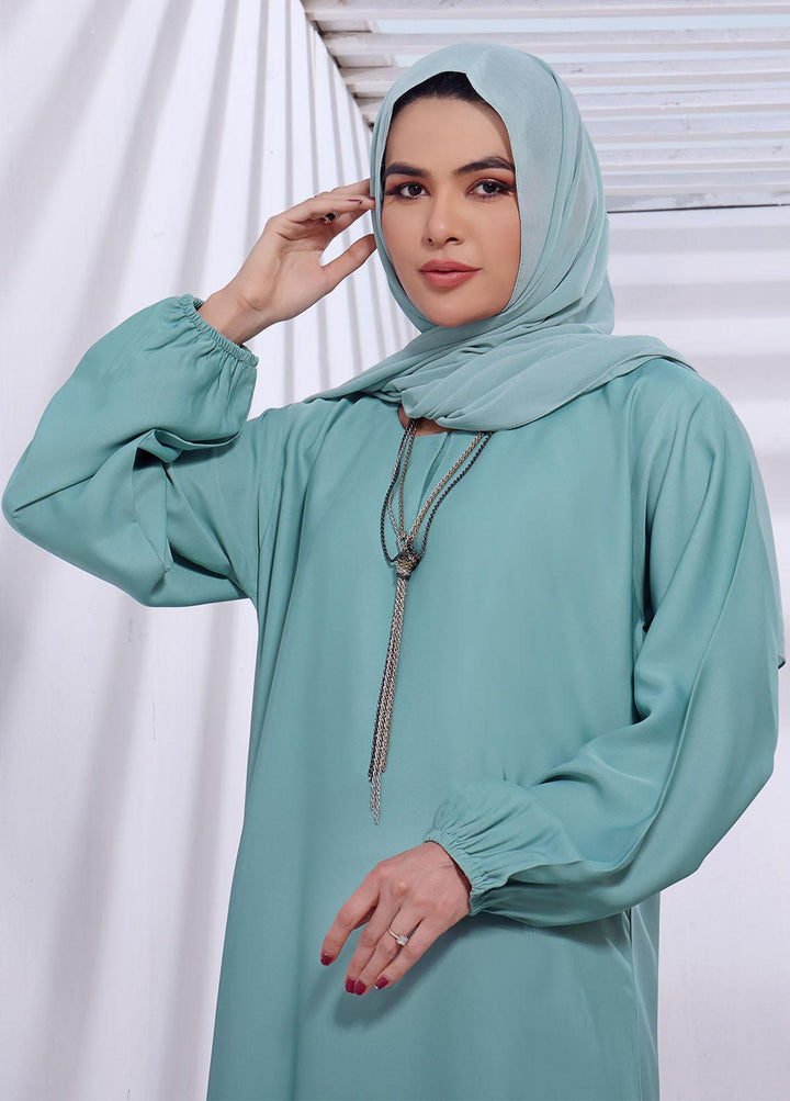 The Great Master (TGM)  Korean Nida Front Closed Abaya Armeenah