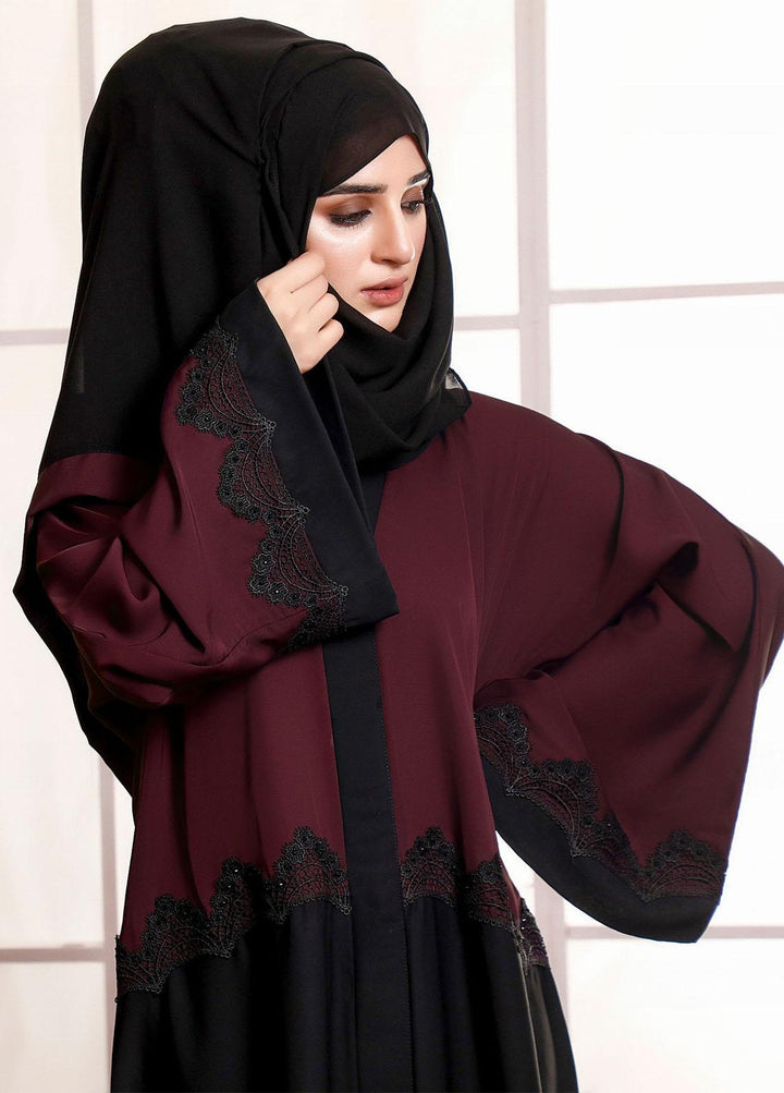 The Great Master (TGM)  Korean Nida Front Open Abaya Maha