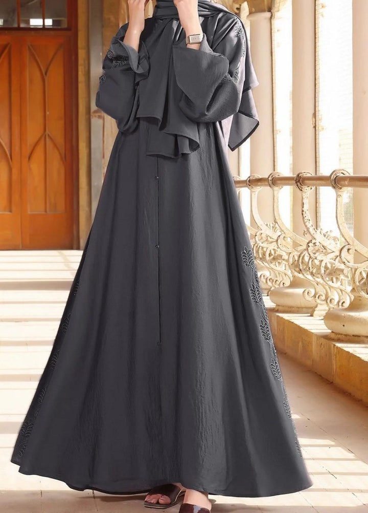 The Great Master (TGM)  Hareer Front Open Style Abaya Adiva