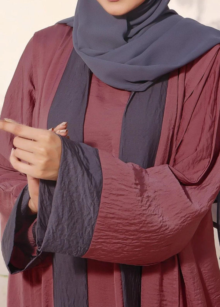 The Great Master (TGM)  Hareer Front Open Style Abaya Amna