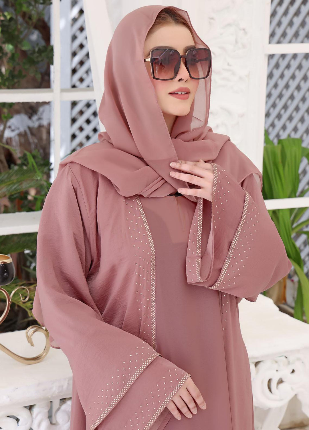 The Great Master (TGM)  Nida Coat Style Abaya Blossom Spring