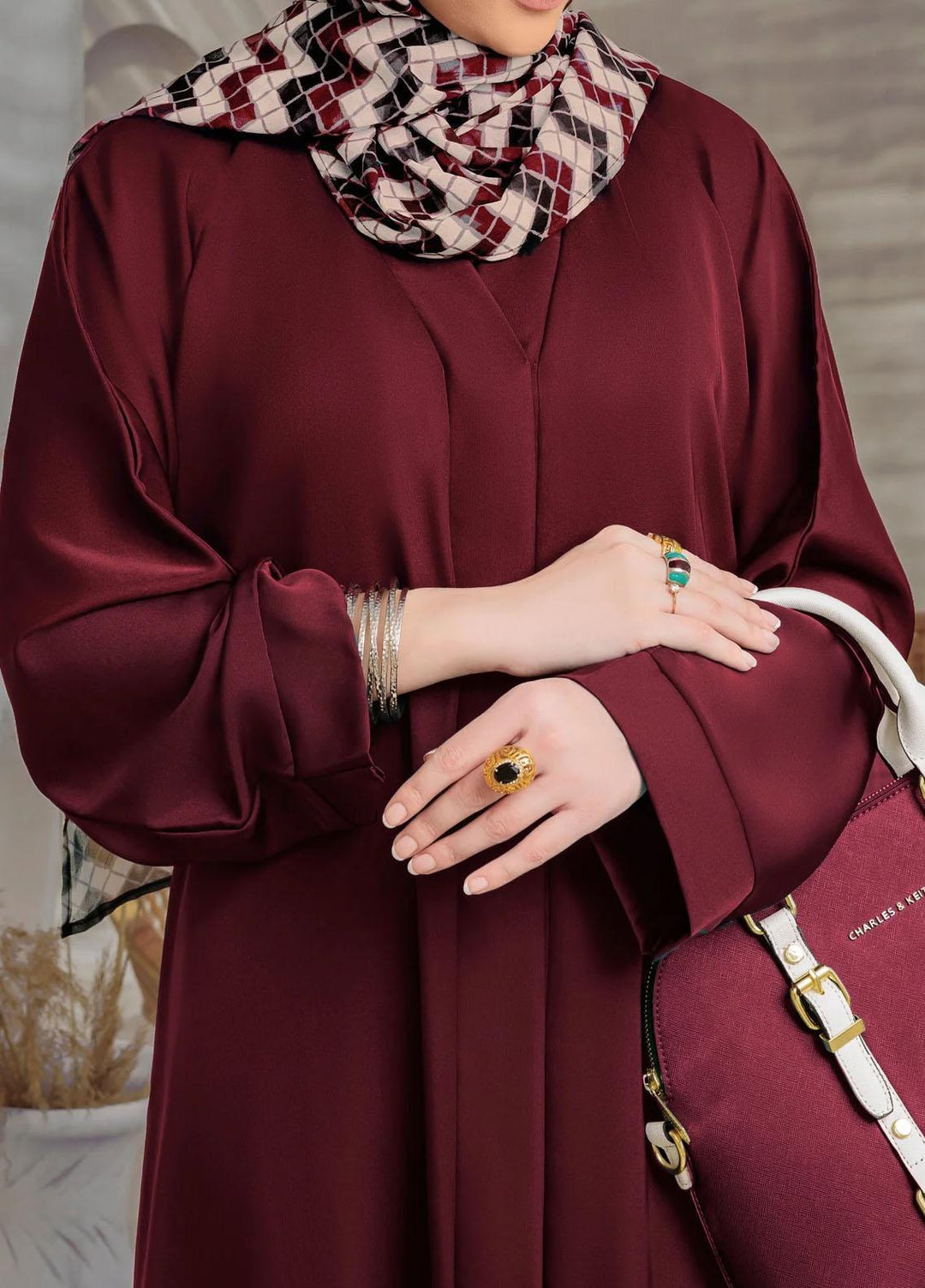 The Great Master (TGM)  Nida Front Open Style Abaya Hajra