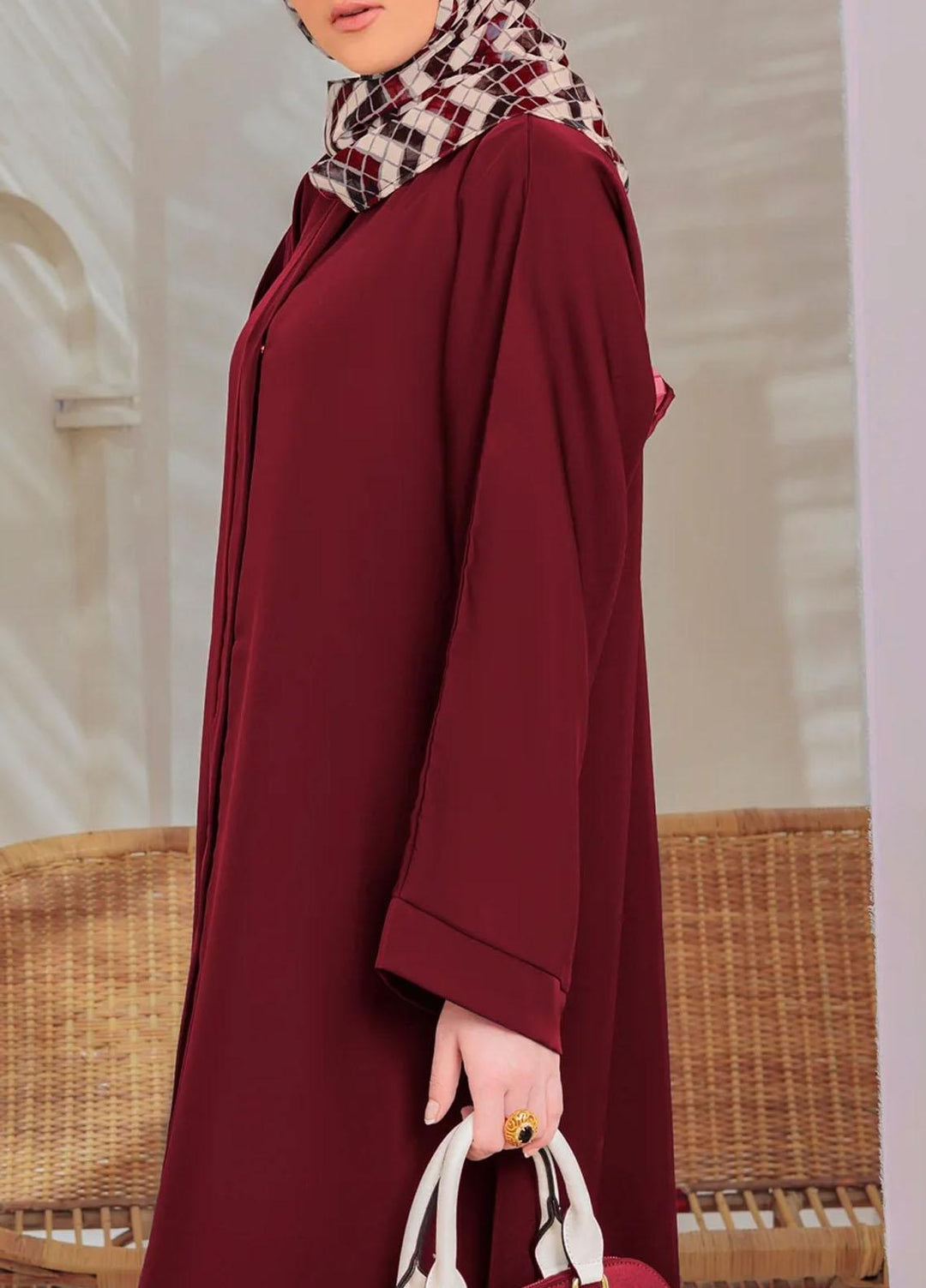 The Great Master (TGM)  Nida Front Open Style Abaya Hajra