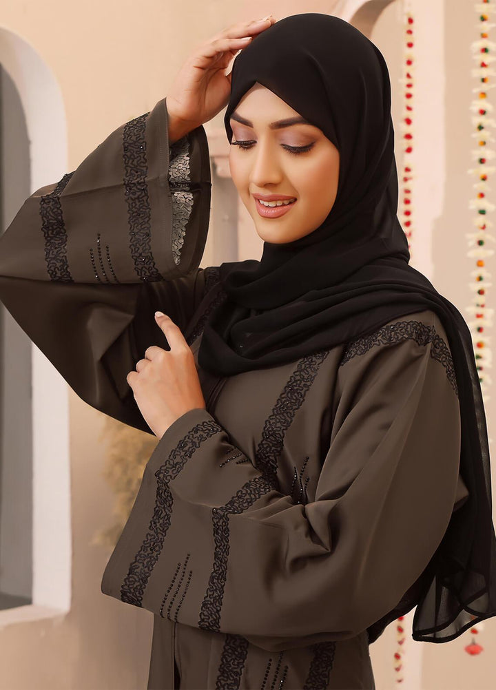 The Great Master (TGM)  Nida Front Open Style Abaya Jahan Ara