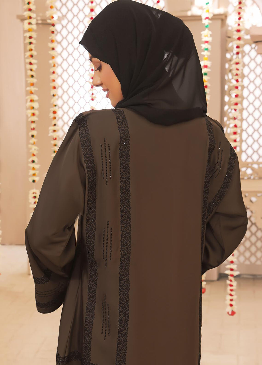The Great Master (TGM)  Nida Front Open Style Abaya Jahan Ara