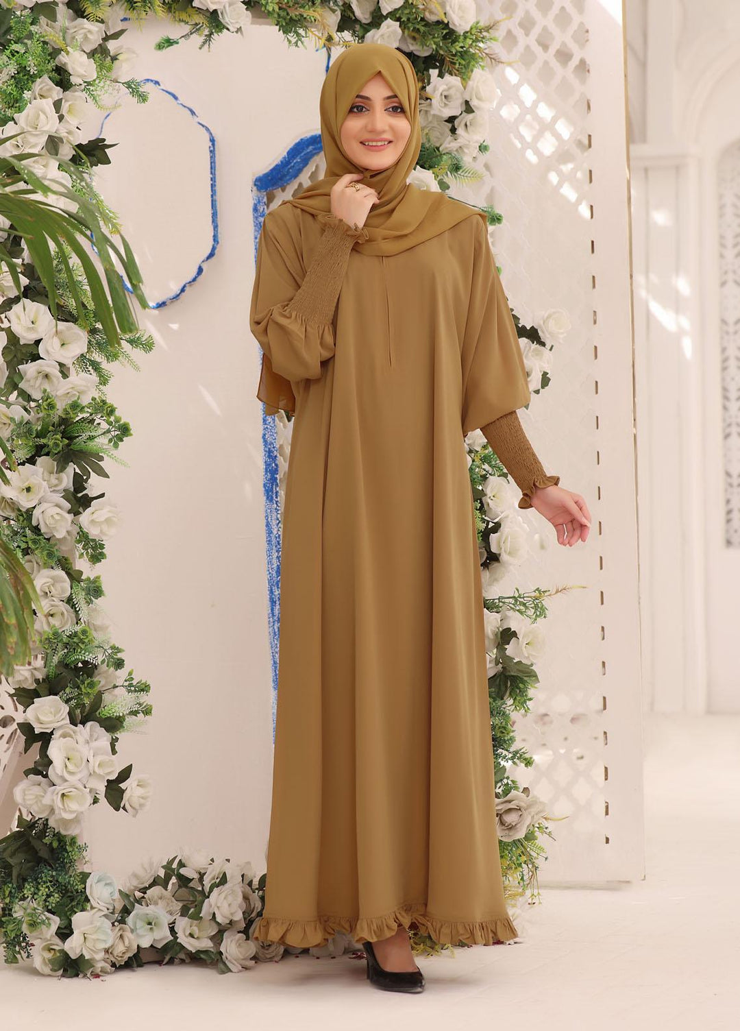 The Great Master (TGM)  wool Front Closed Style Abaya Marwa