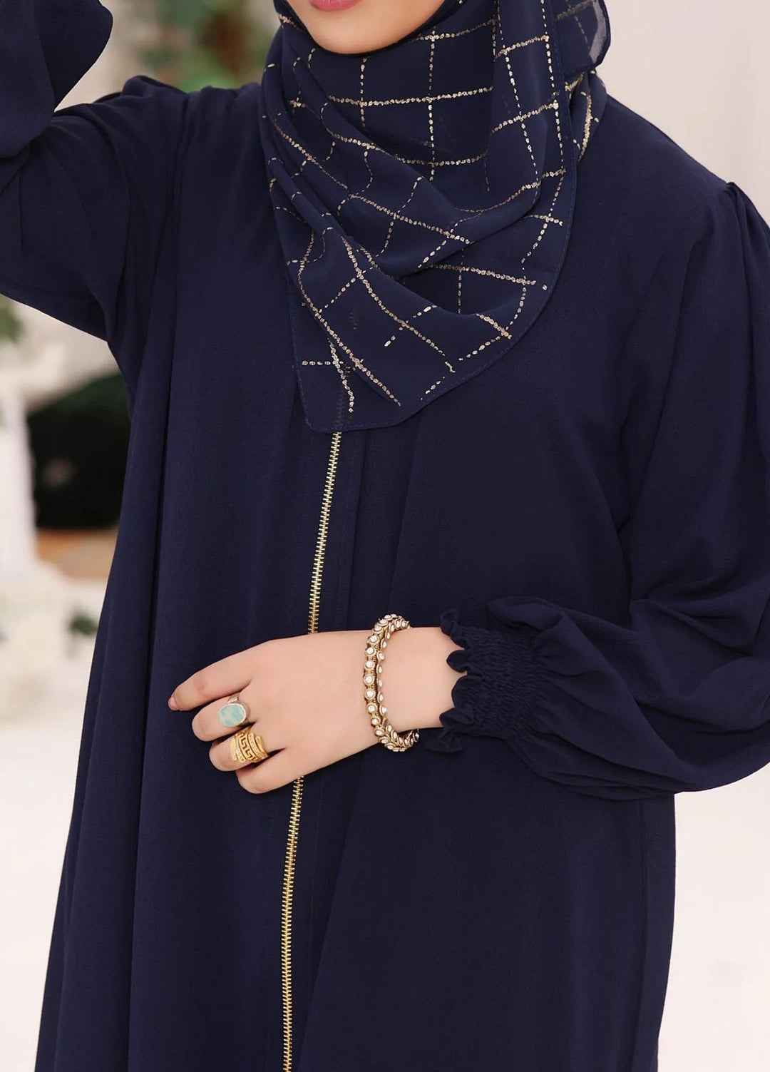 The Great Master (TGM)  Nida Front Open Zipper Style Abaya Najwa