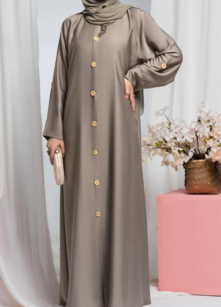 The Great Master (TGM)  Nida Front Open Style Abaya Salwah