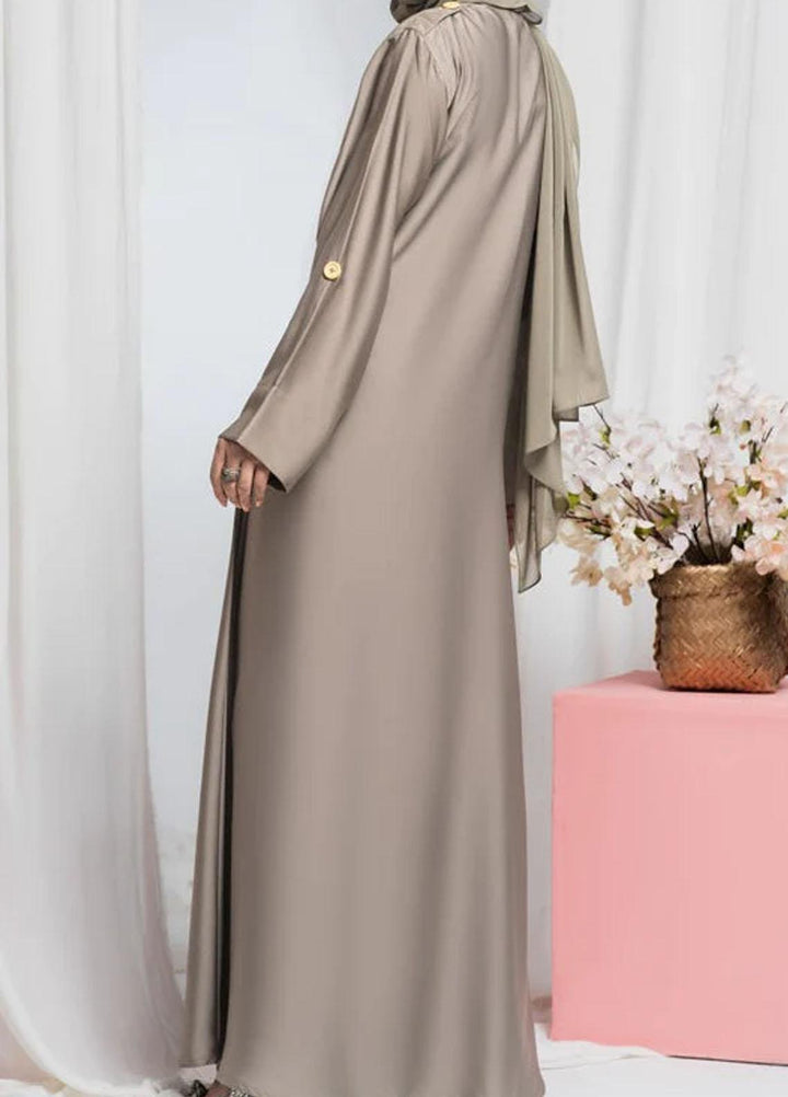 The Great Master (TGM)  Nida Front Open Style Abaya Salwah