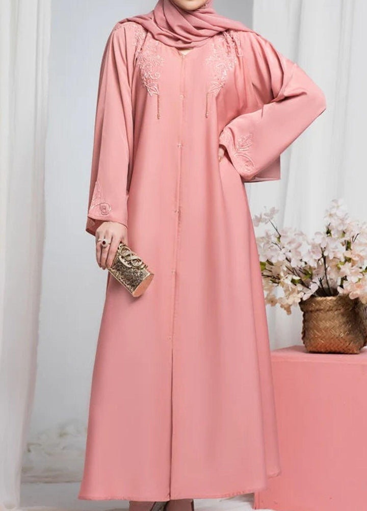 The Great Master (TGM)  Nida Front Open Style Abaya Saman