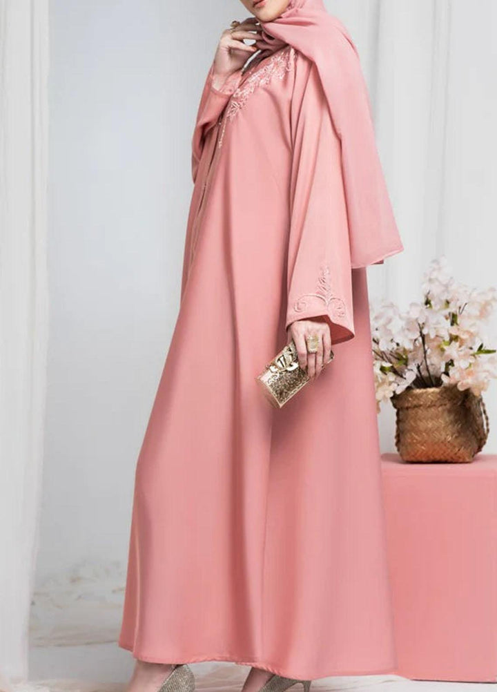 The Great Master (TGM)  Nida Front Open Style Abaya Saman