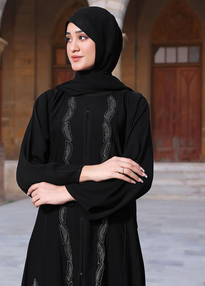 The Great Master (TGM)  Nida Front Open Style Abaya Obaida
