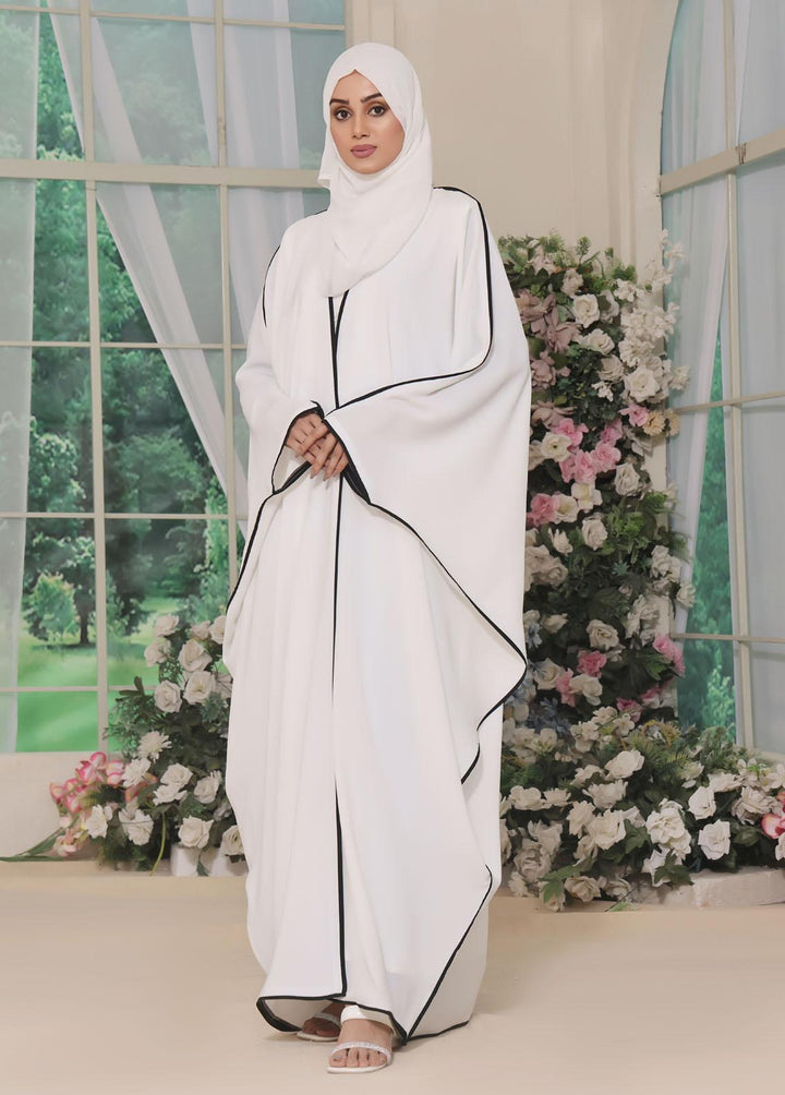 The Great Master (TGM)  Nida Front Open Style Abaya Pearl Purity