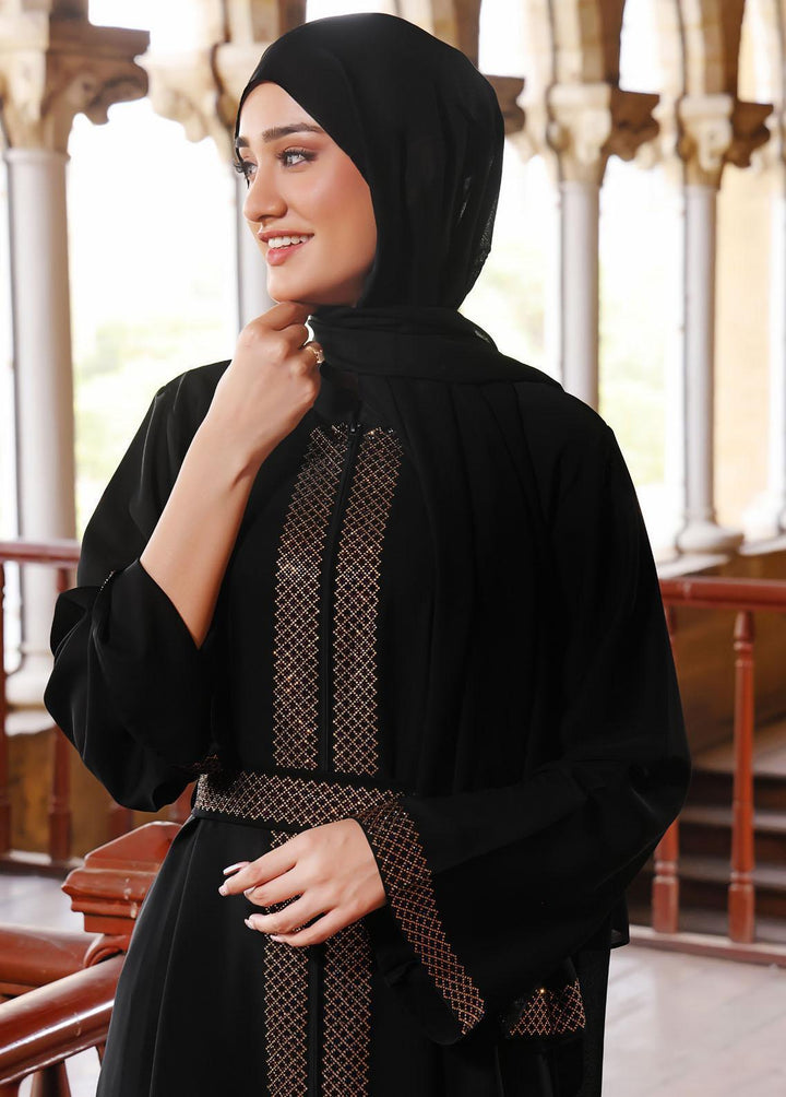 The Great Master (TGM)  Nida Front Open Style Abaya Robabeh