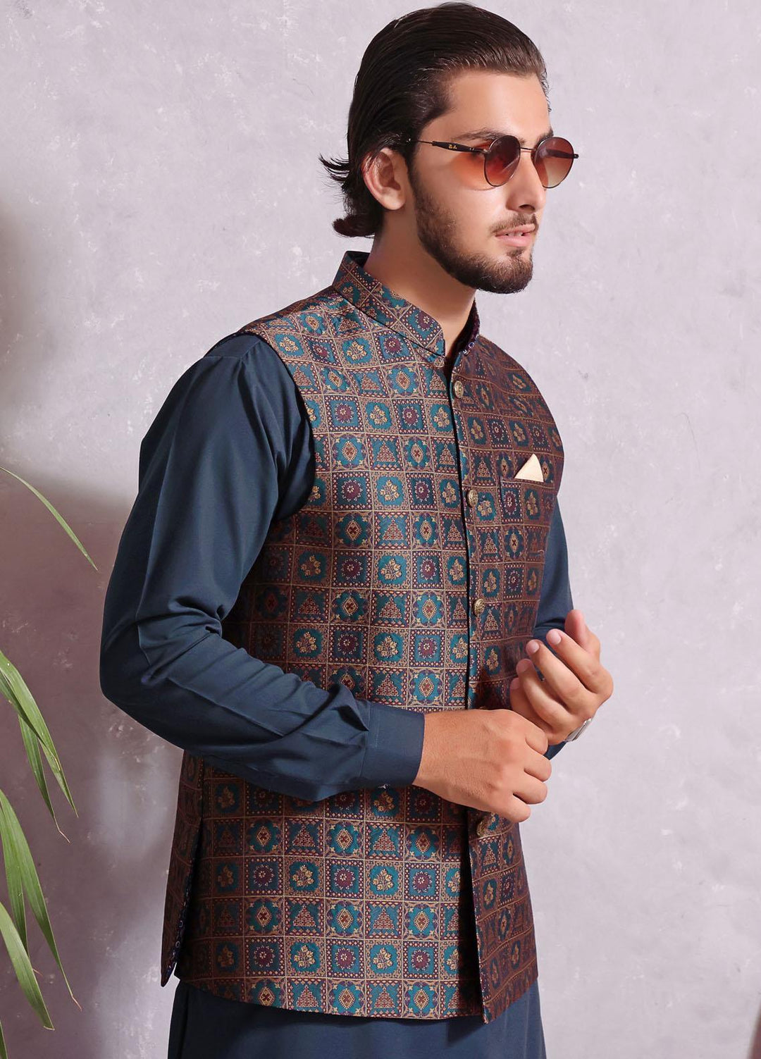 The Great Master (TGM) Atlas Festive Men Waistcoat -  TGM22MW Gingerspice