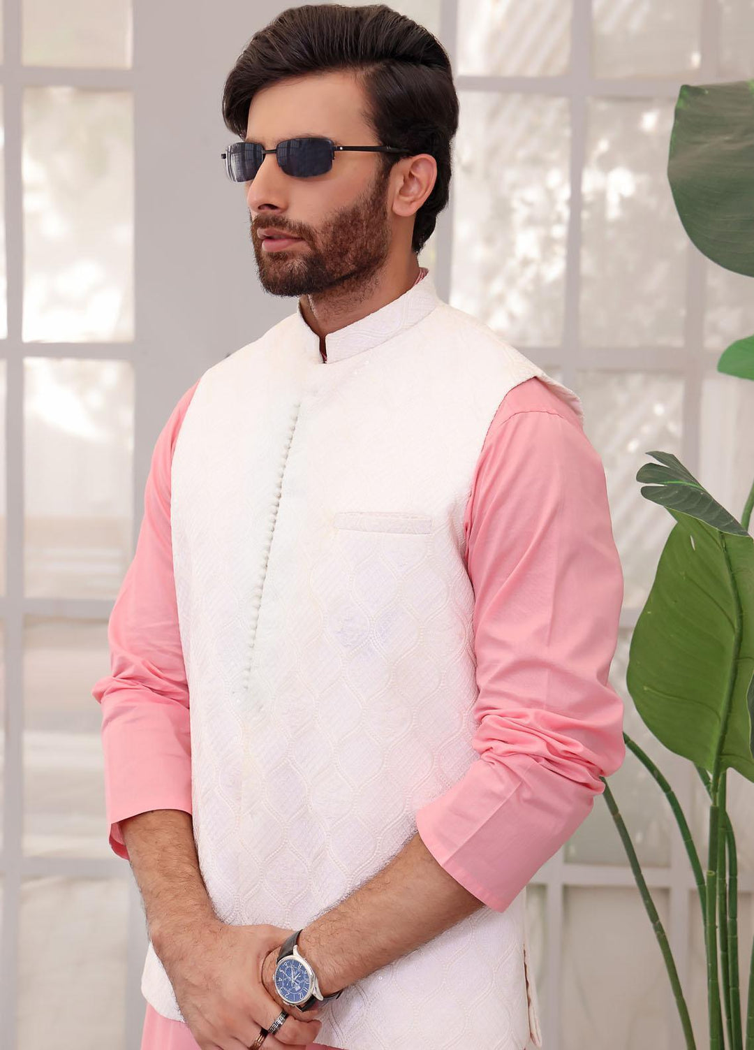 The Great Master (TGM) Missouri Formal Waistcoat for Men -  TGM22MW Flake White