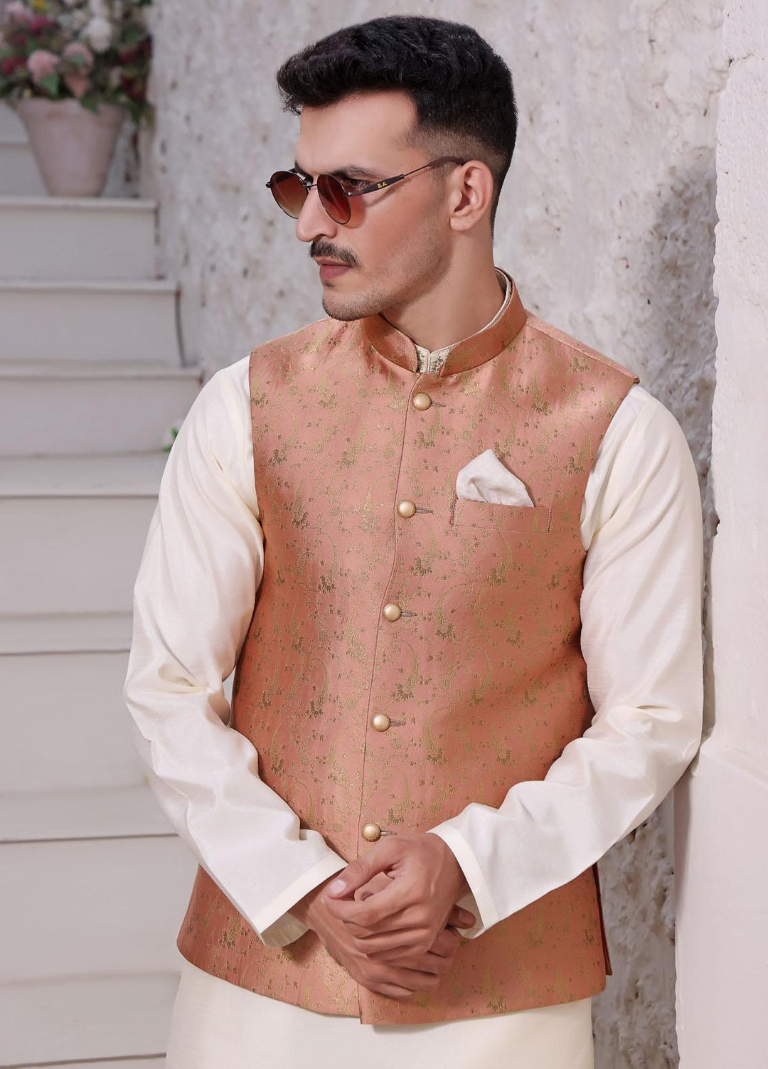 The Great Master (TGM) Atlas Festive Men Waistcoat -  TGM22MW Starlight