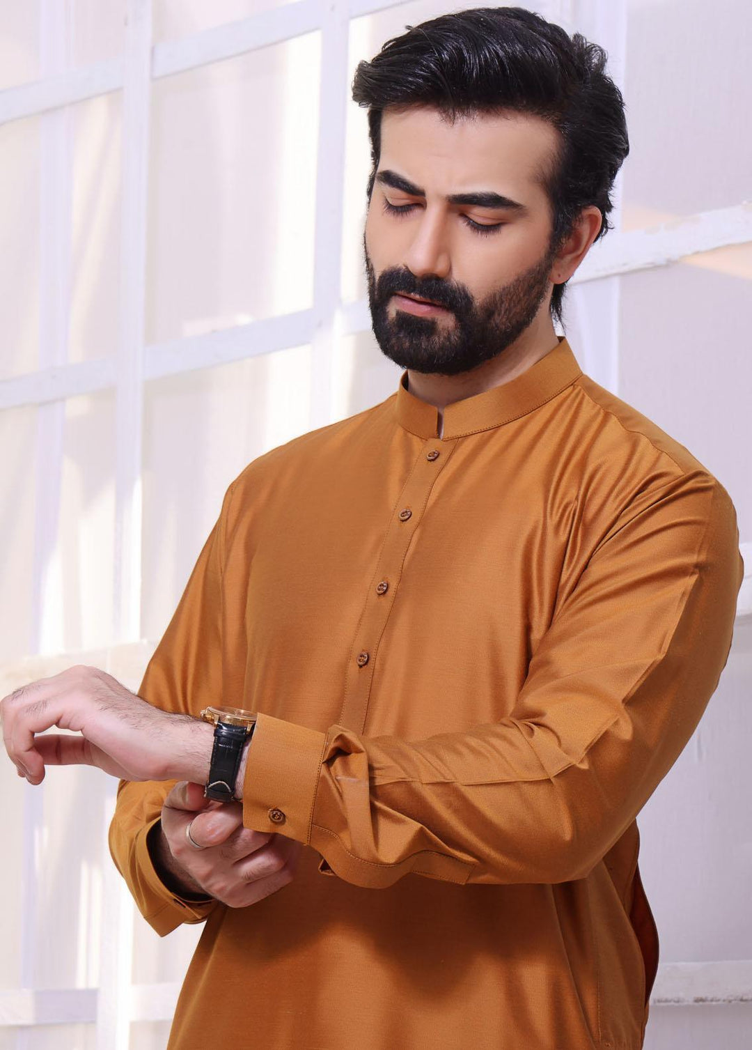 The Great Master (TGM) Raw Silk Formal Men 3 Piece -  Green Woodland