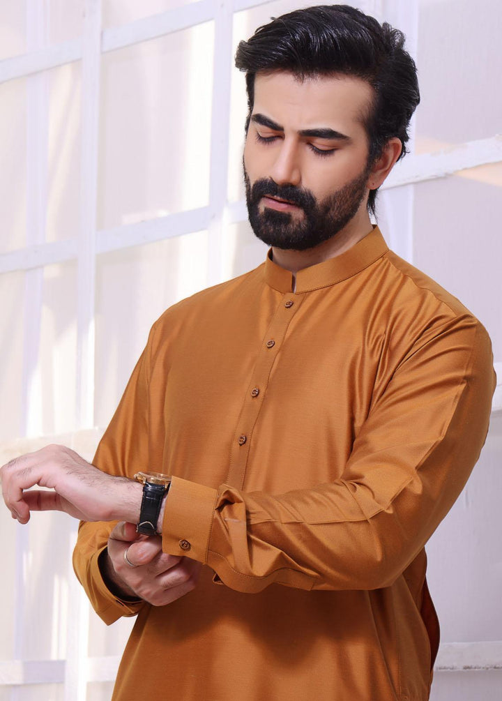 The Great Master (TGM) Raw Silk Formal Men 3 Piece -  Green Woodland